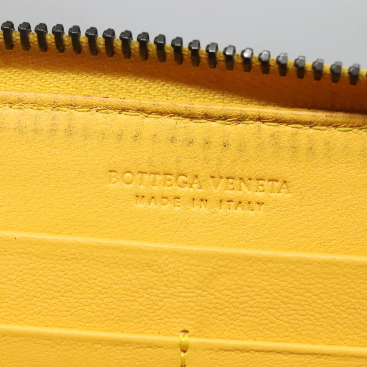Bottega Veneta Intrecciato Long Zip  Wallet Leather Beige Leather Wallets Accessory