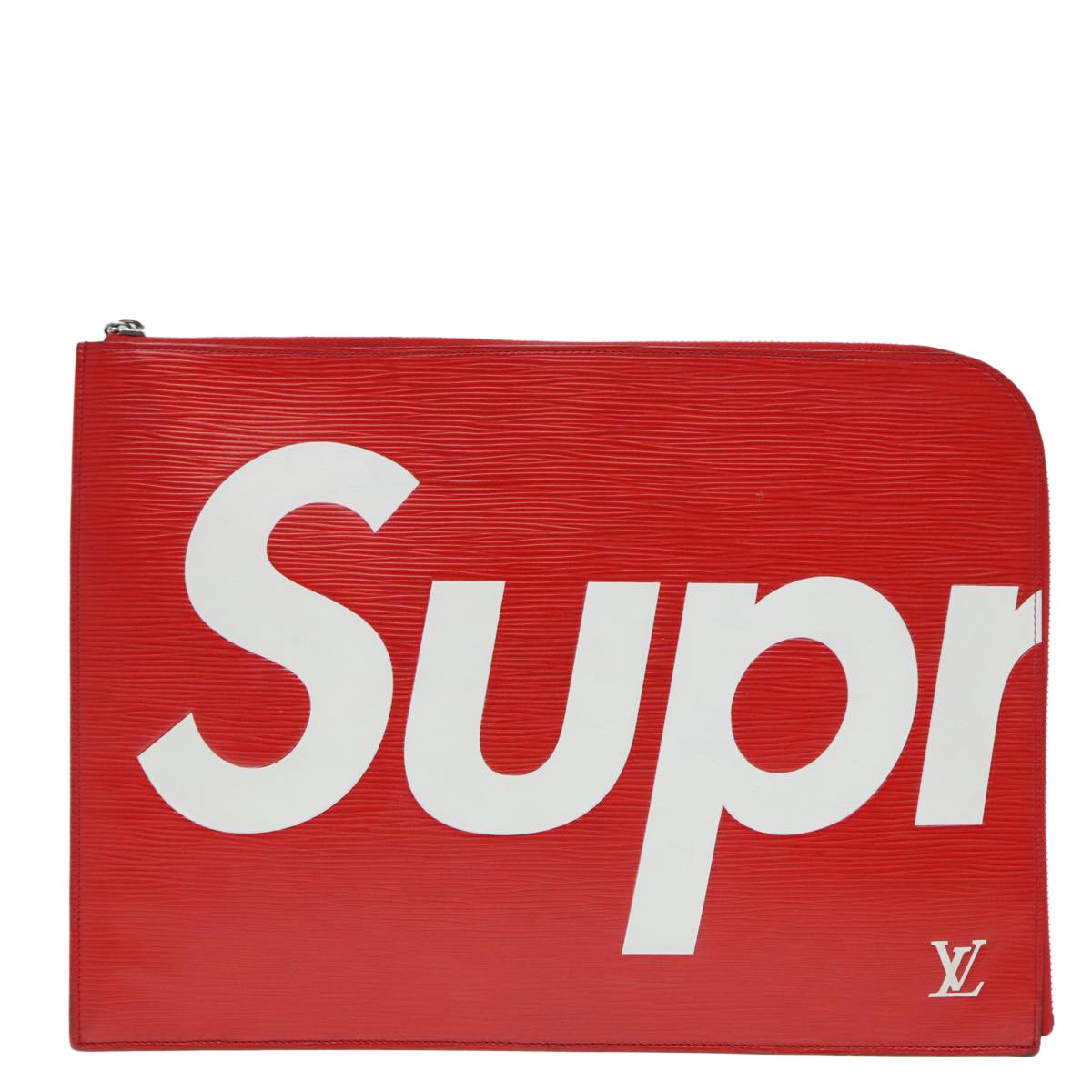 Louis Vuitton Pochette Jour Limited Edition Supreme Epi Leather Red Leather Clutche & Pouche Bag