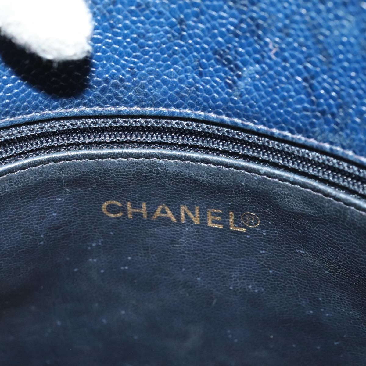 Chanel Vintage Shoulder Bag Leather Navy Leather Shoulder Bag Bag
