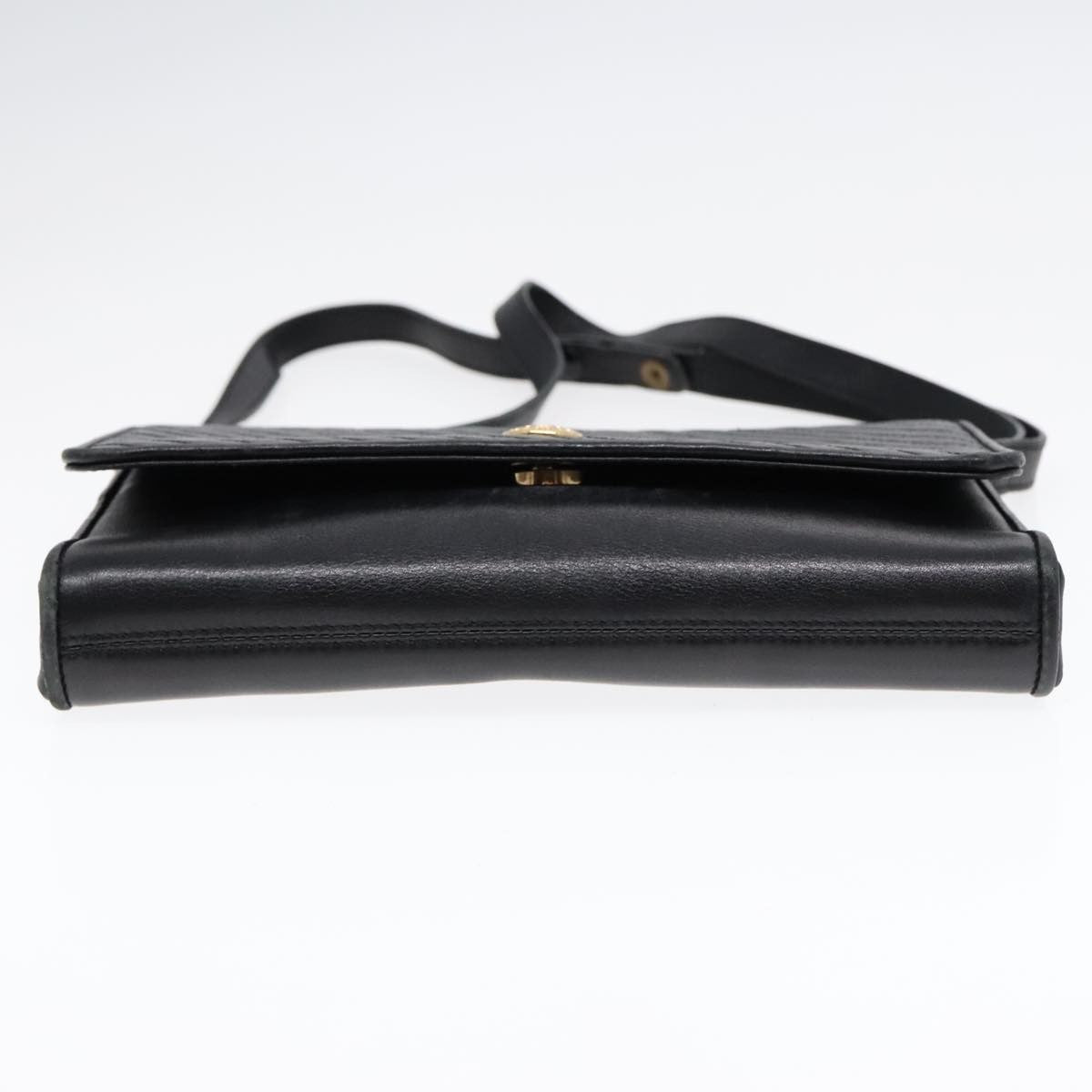 Celine Vintage Shoulder Bag Leather Black Leather Shoulder Bag Bag
