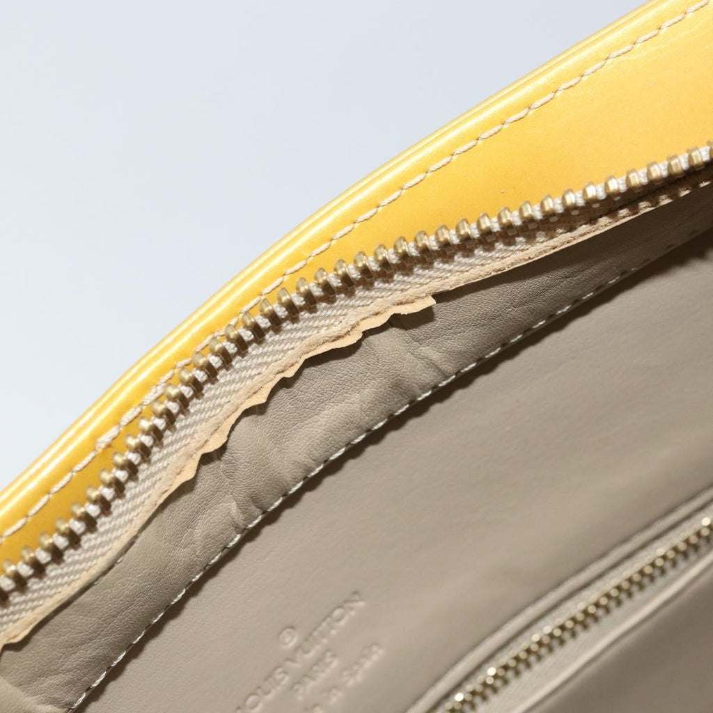 Louis Vuitton Houston Handbag Monogram Vernis Beige Patent_Leather Tote Bag
