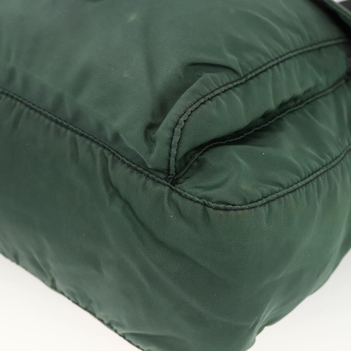 Prada Buckle Messenger Bag Tessuto Green Nylon Shoulder Bag Bag