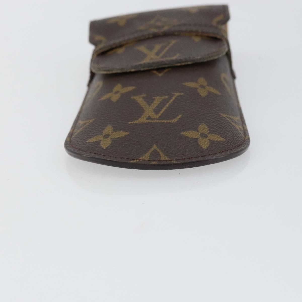 Louis Vuitton Etui À Stylo Canvas Brown Canvas Clutche & Pouche Bag