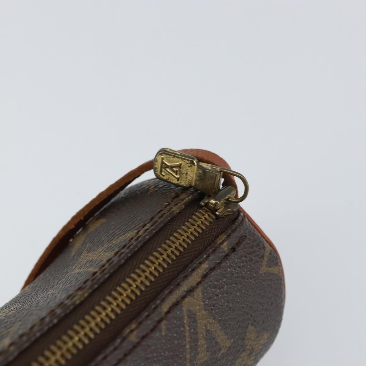 Louis Vuitton Papillon Pochette Monogram Canvas Brown Canvas Clutche & Pouche Bag