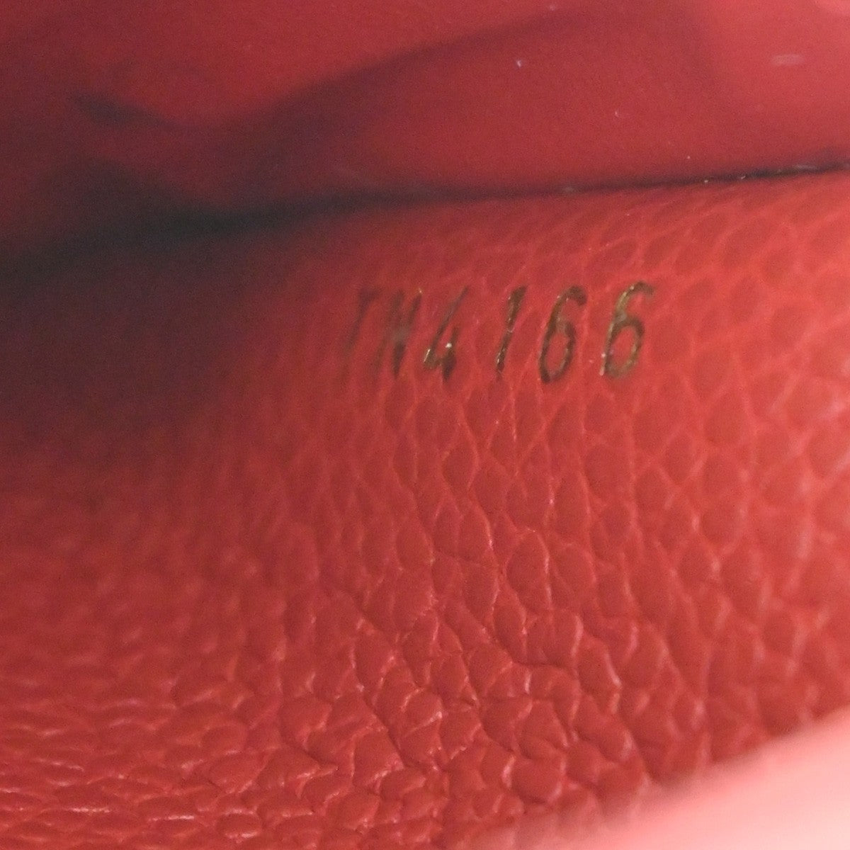 Louis Vuitton Pont Neuf Wallet Monogram Empreinte Leather Red Leather Wallets Accessory