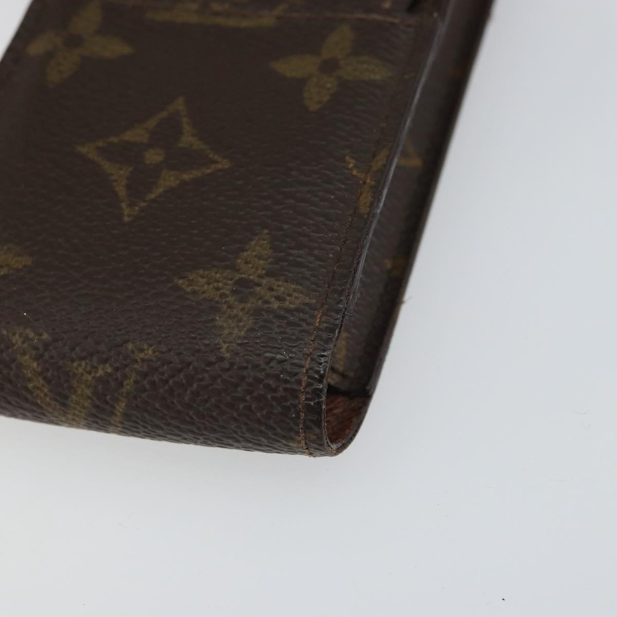 Louis Vuitton Cigarette Case Monogram Canvas Brown Canvas Clutche & Pouche Bag