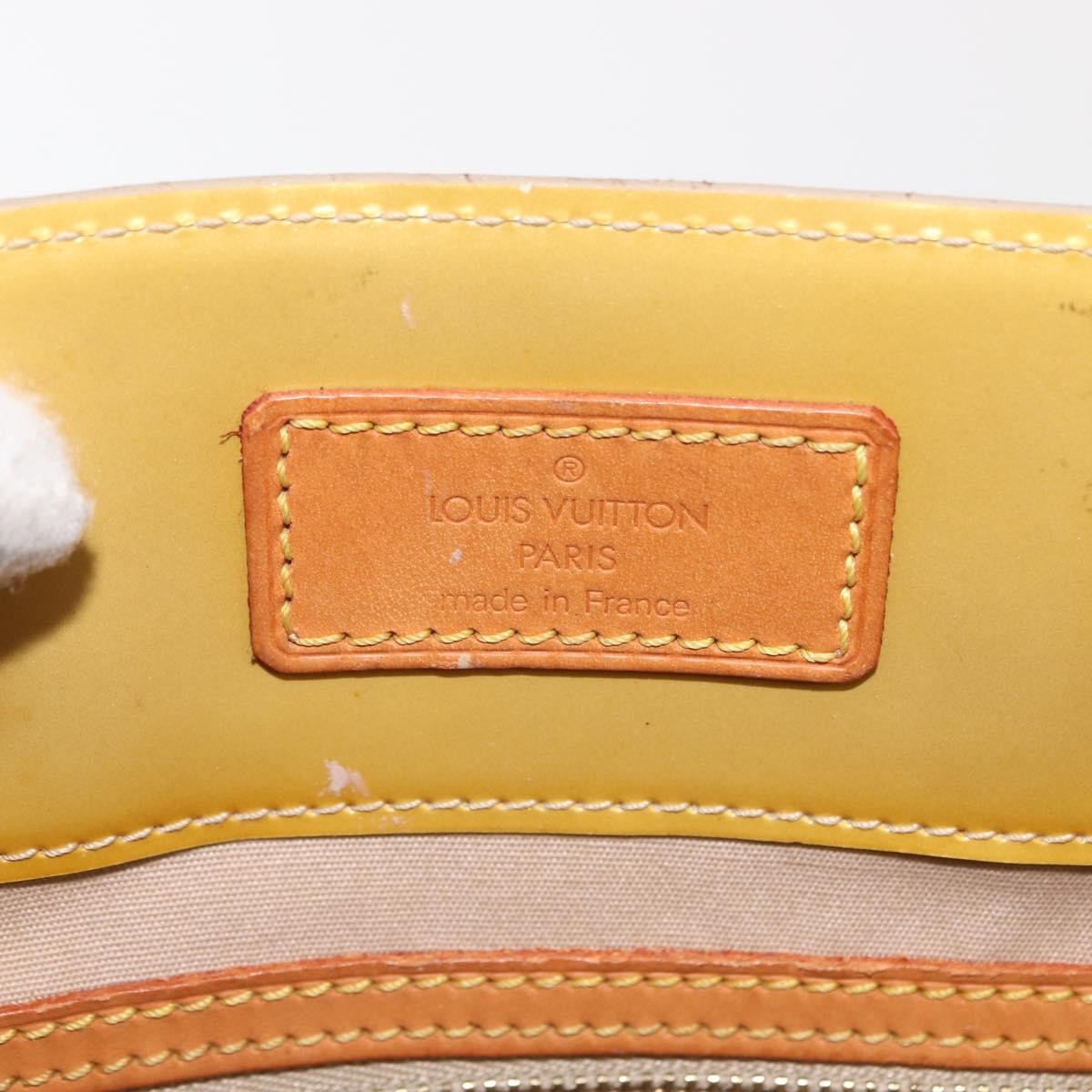 Louis Vuitton Reade Handbag Monogram Vernis Beige Patent_Leather Handbag