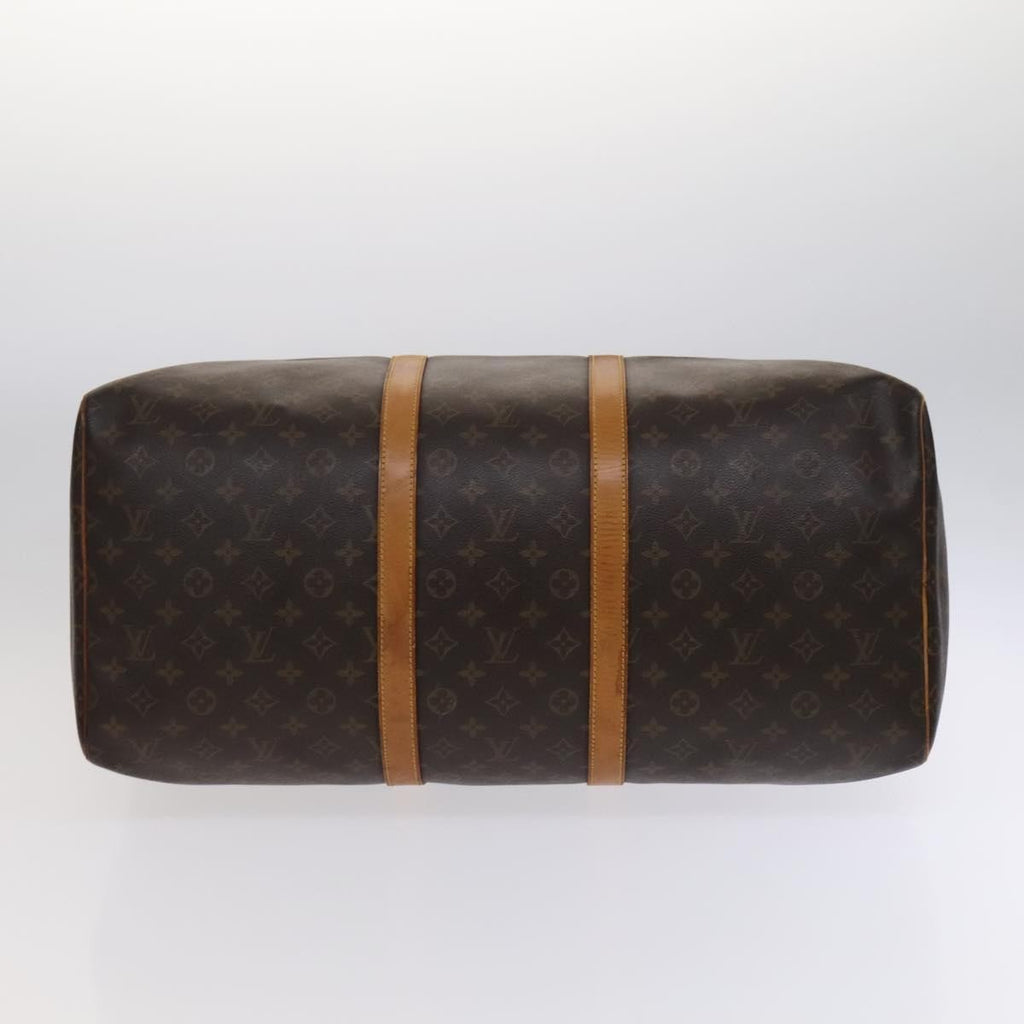 Louis Vuitton Keepall Bag Monogram Canvas Brown Canvas Travel Bag