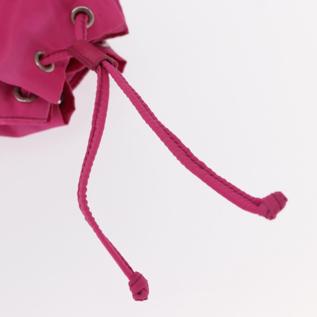 Prada Pochette Nylon Pink Nylon Clutche & Pouche Bag
