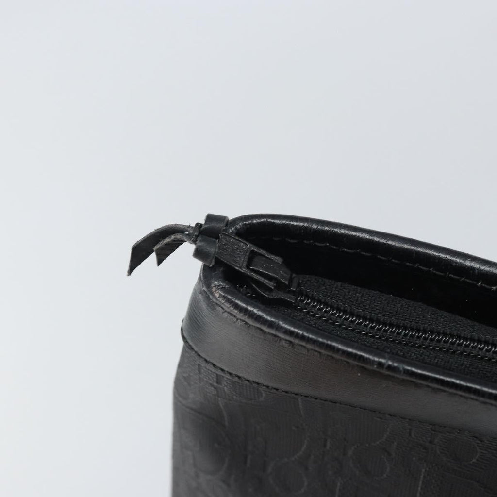 Christian Dior Trotter Pouch Canvas Black Canvas Clutche & Pouche Bag (Pre-Owned)