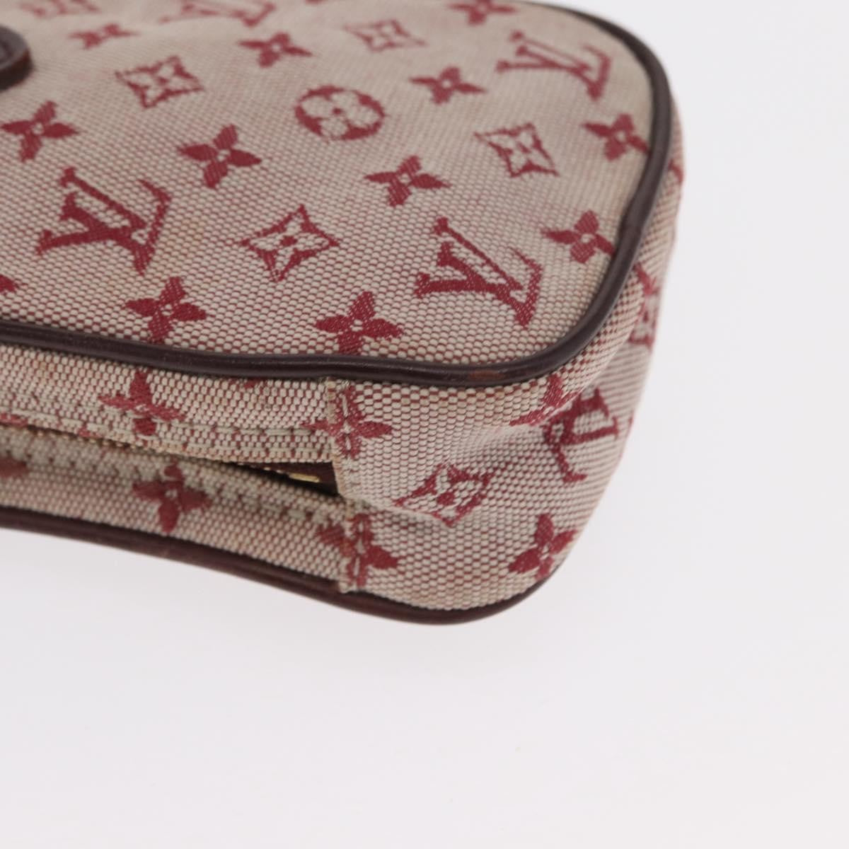 Louis Vuitton Camera Bag Mini Lin Red Canvas Clutche & Pouche Bag