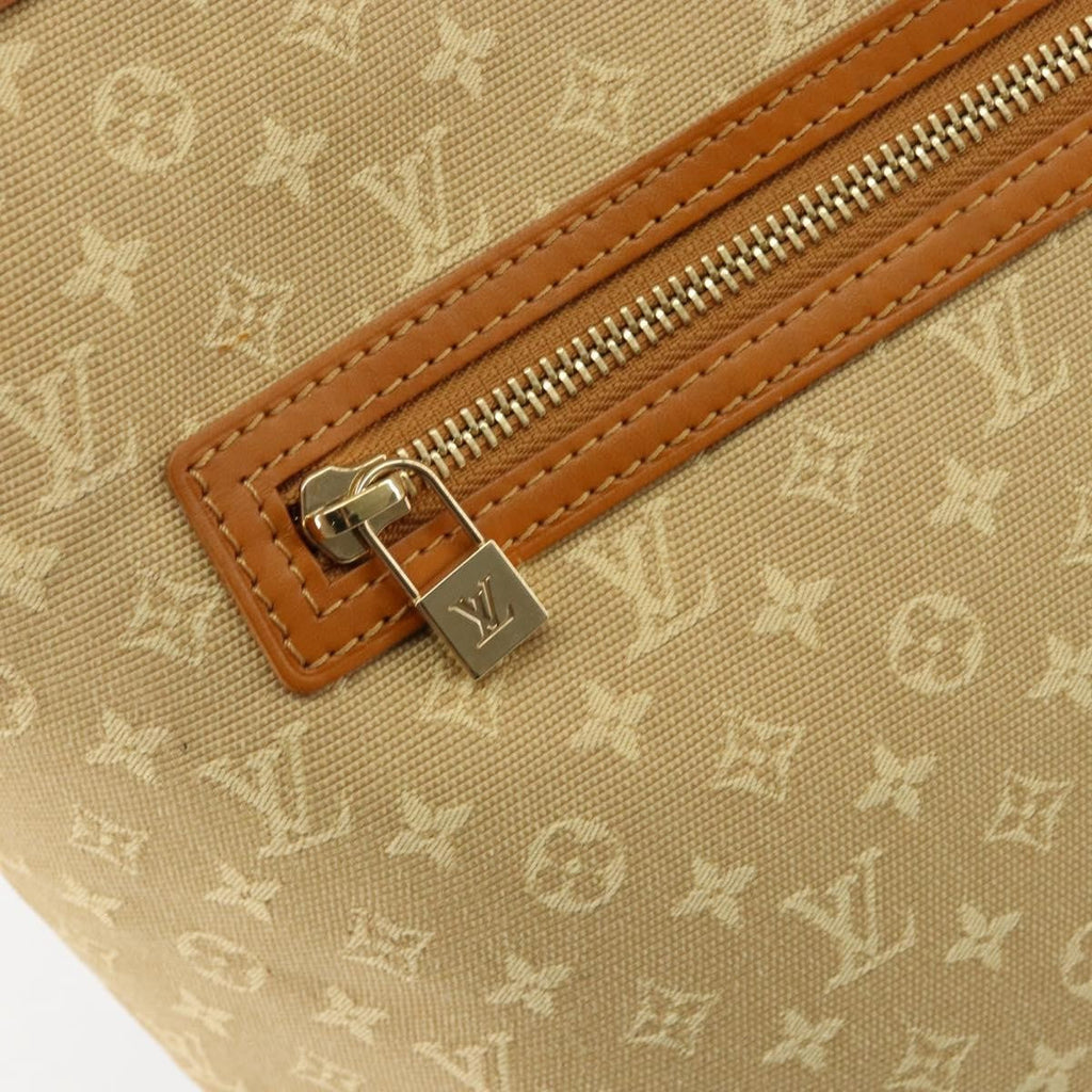Louis Vuitton Lucille Handbag Mini Lin Beige Canvas Tote Bag