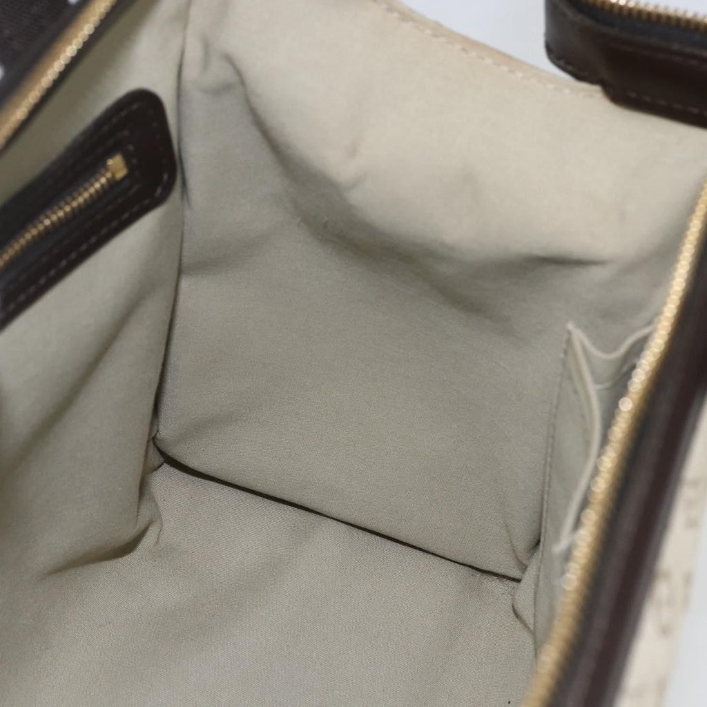Louis Vuitton Josephine Handbag Mini Lin Khaki Canvas Handbag