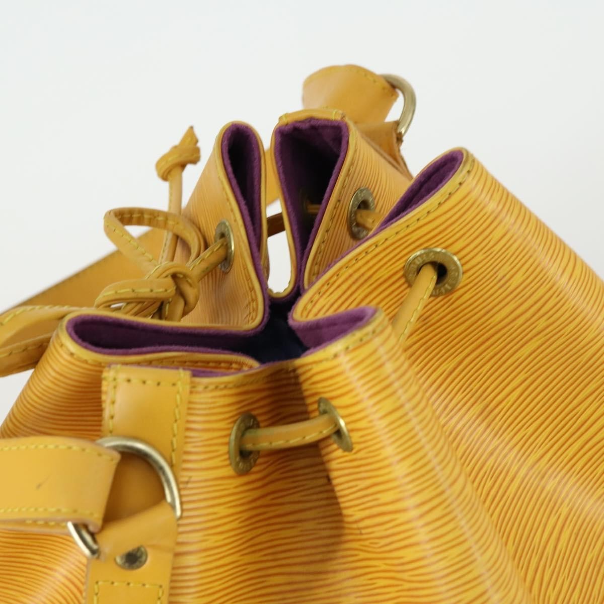 Louis Vuitton Noe Handbag Epi Leather Yellow Leather Shoulder Bag