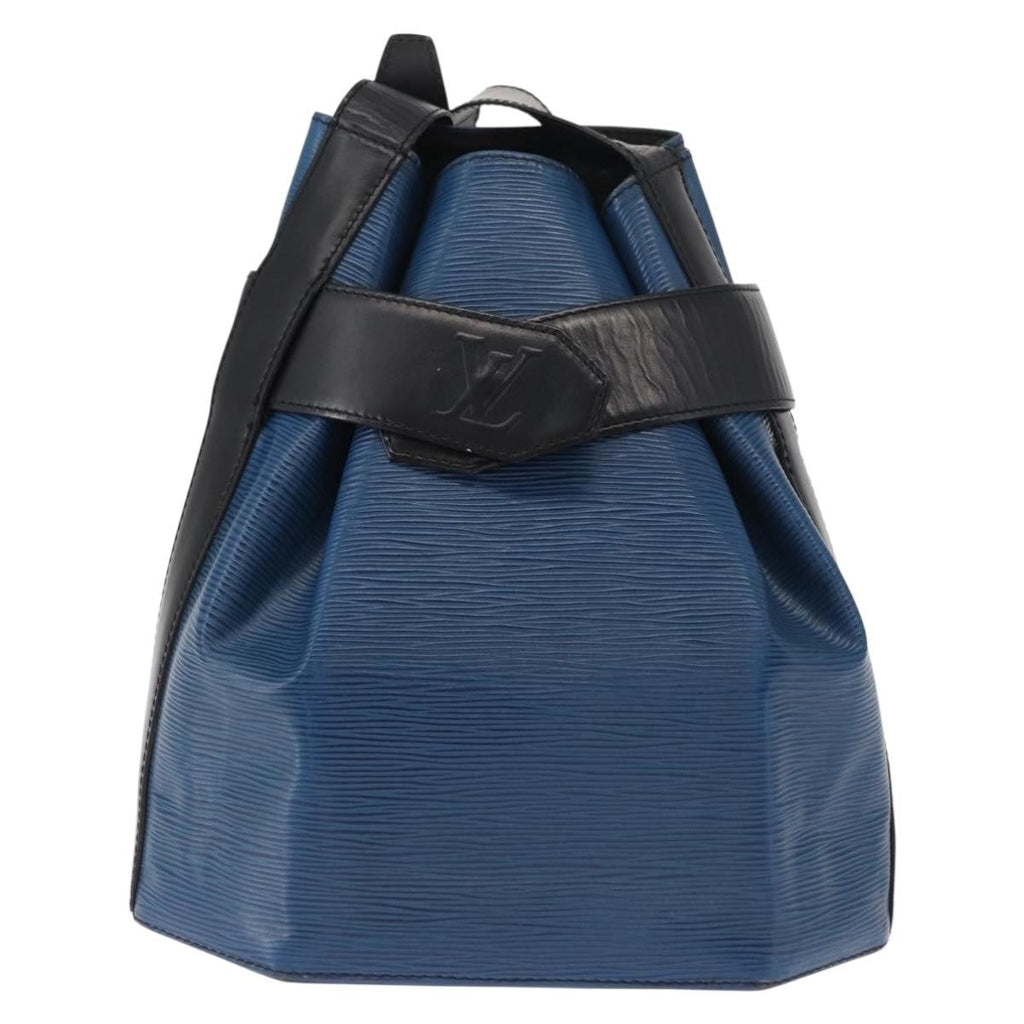 Louis Vuitton Vintage Sac D'epaule Handbag Epi Leather Blue Leather Shoulder Bag
