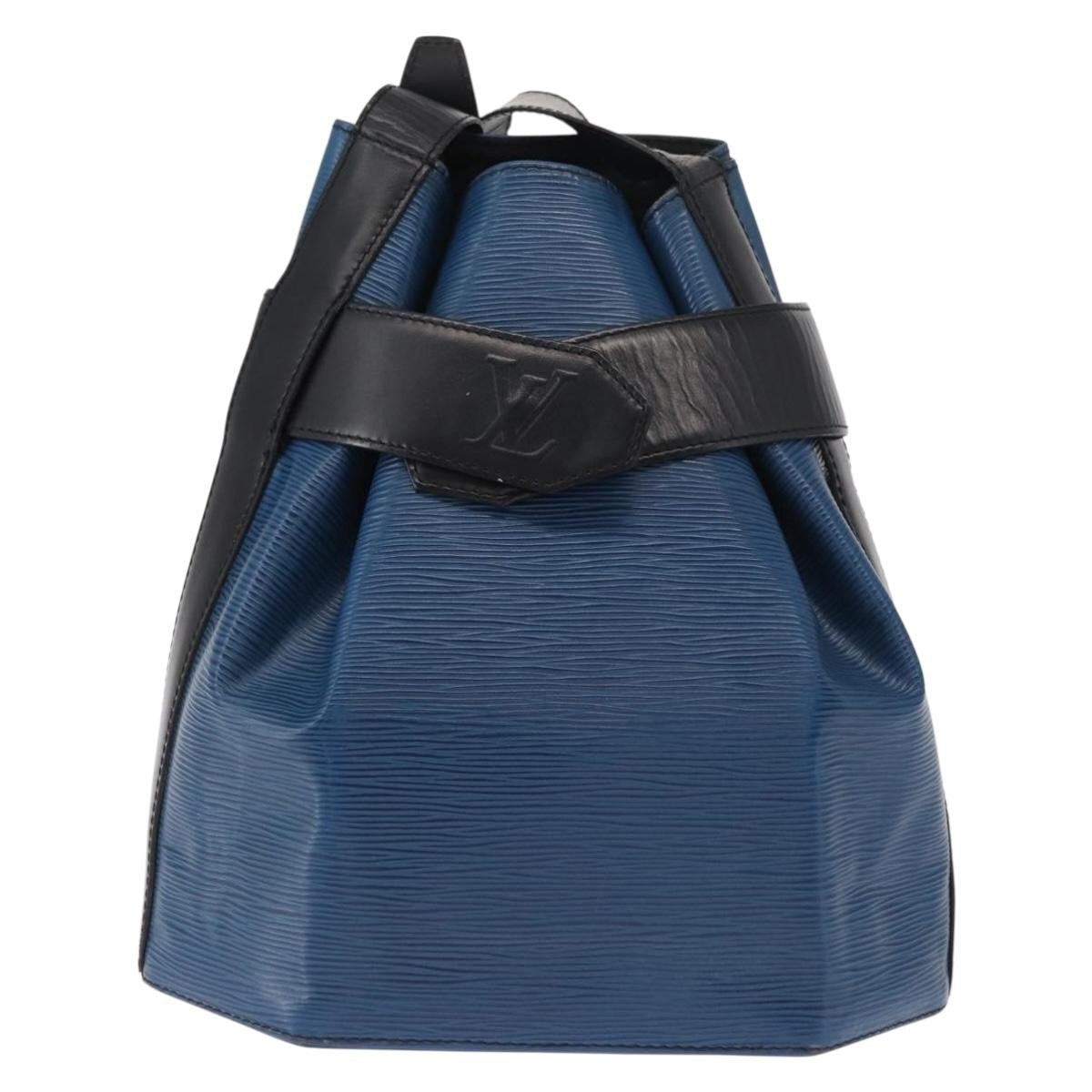 Louis Vuitton Vintage Sac D'epaule Handbag Epi Leather Blue Leather Shoulder Bag