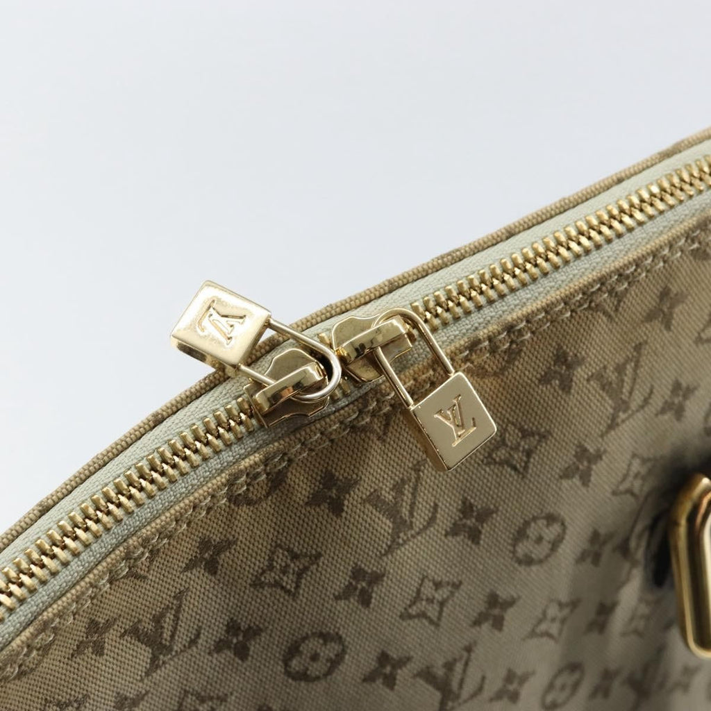 Louis Vuitton Alma Handbag Mini Lin Monogram Khaki Canvas Handbag