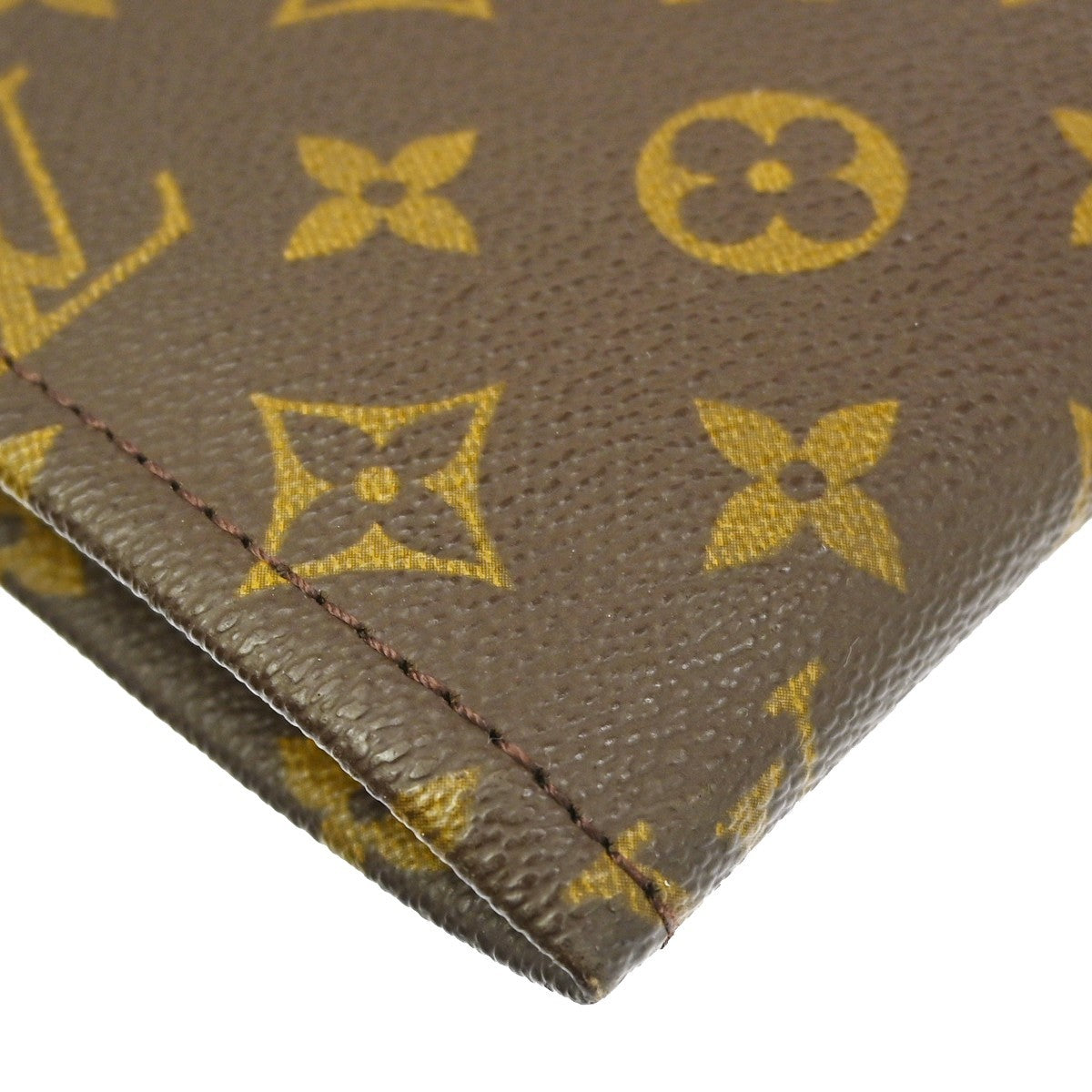 Louis Vuitton Poche Documents Monogram Canvas Brown Canvas Clutche & Pouche Bag