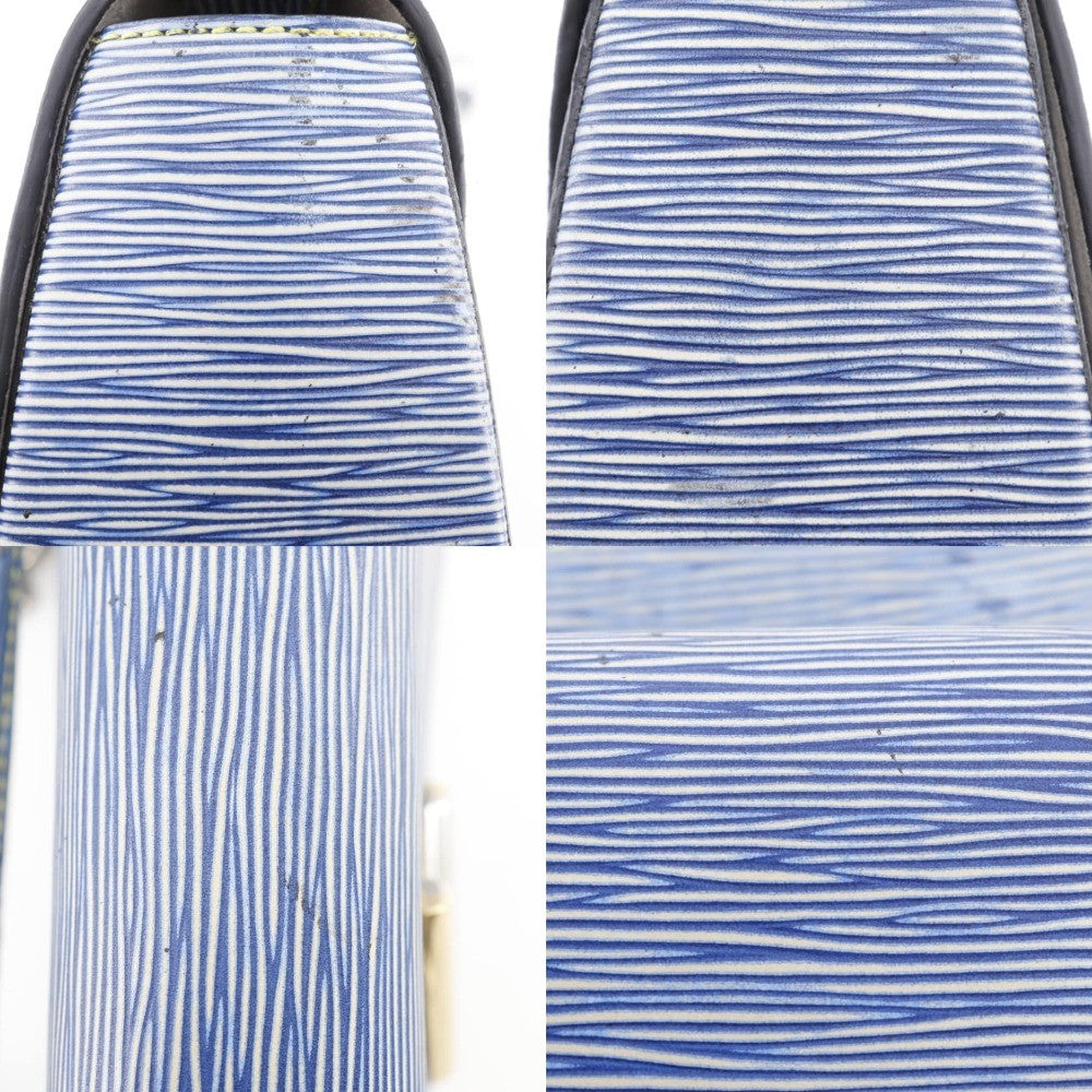 Louis Vuitton Twist Handbag Epi Leather Blue Leather Shoulder Bag