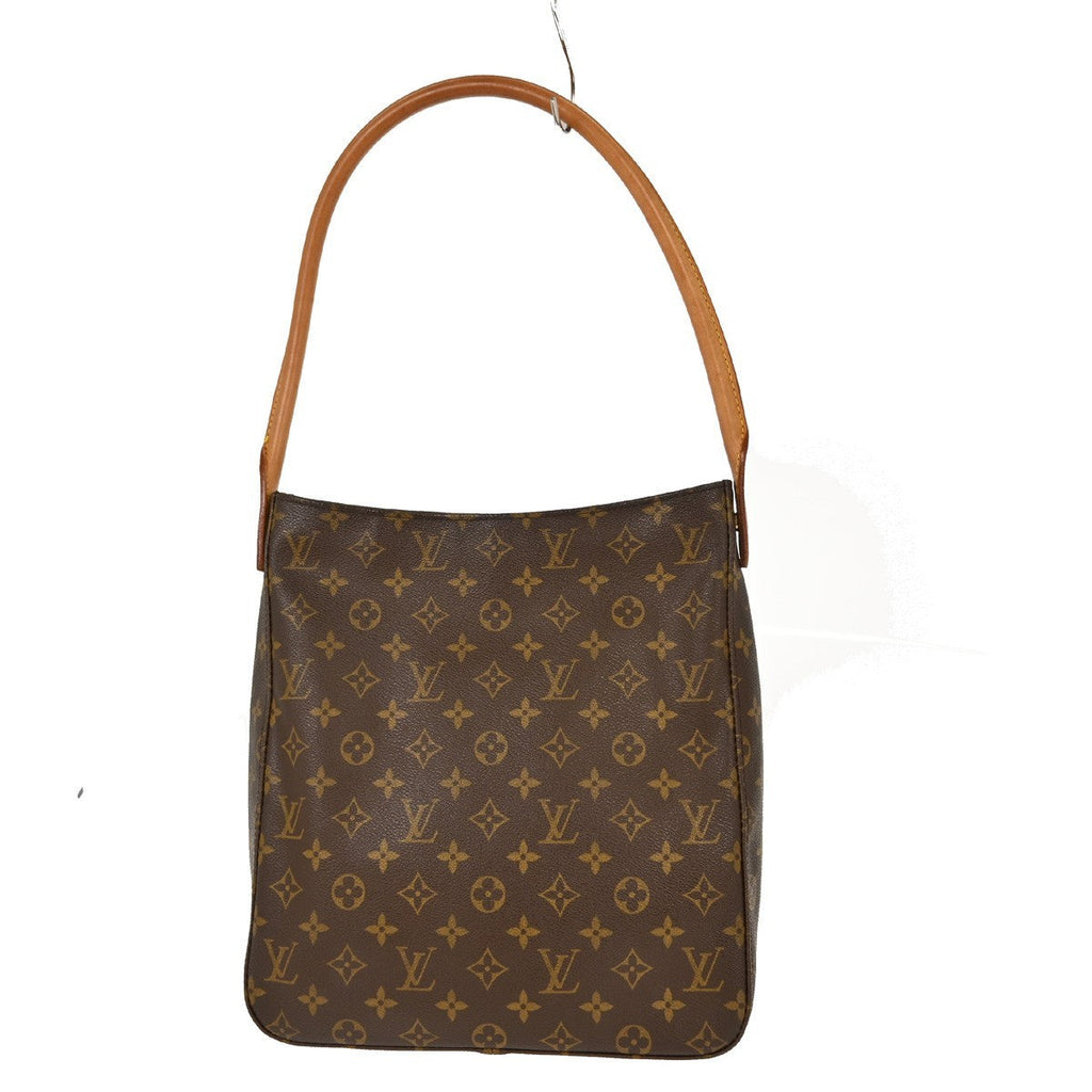 Louis Vuitton Monogram Looping Handbag Monogram Canvas Brown Canvas Shoulder Bag