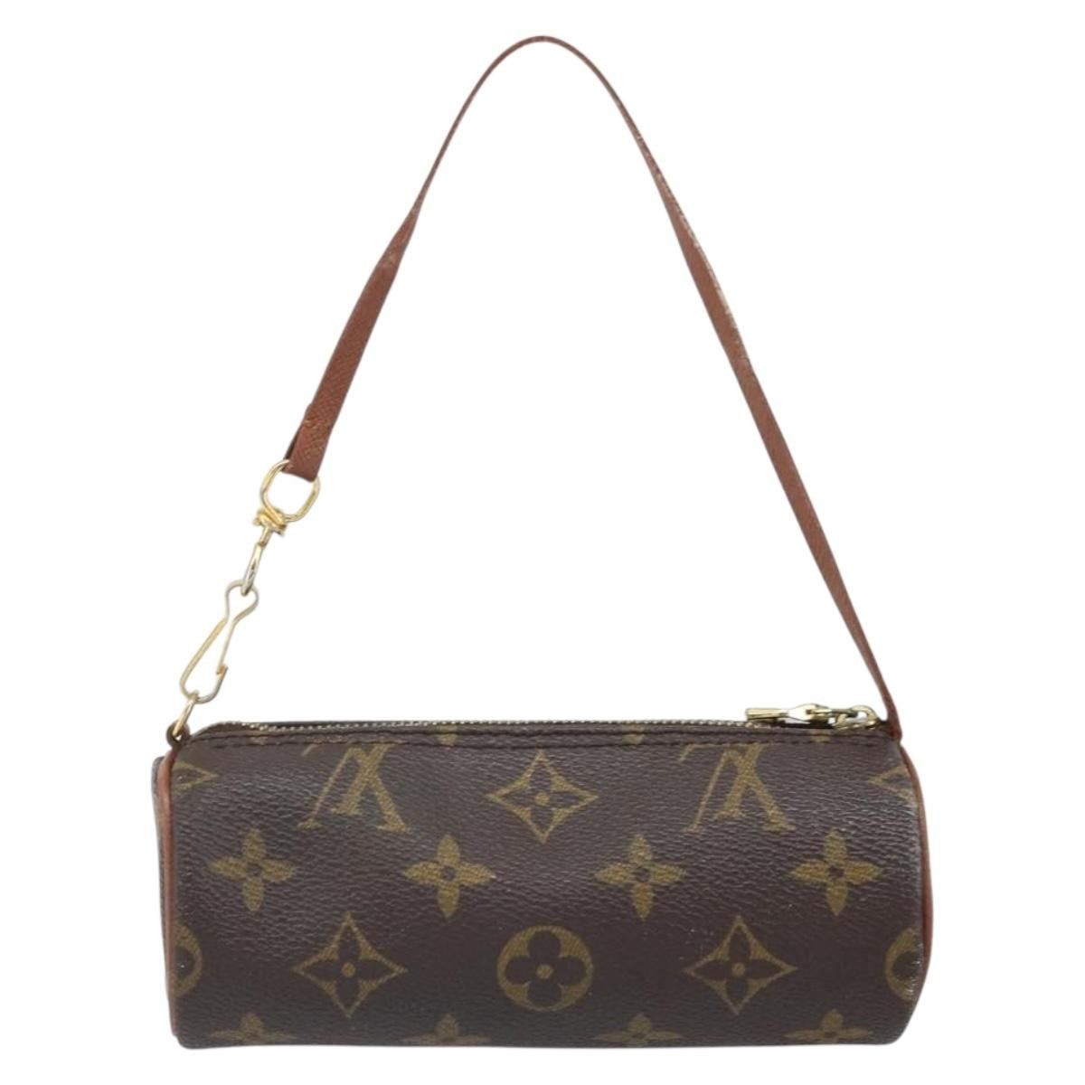 Louis Vuitton Papillon Pochette Monogram Canvas Brown Canvas Clutche & Pouche Bag