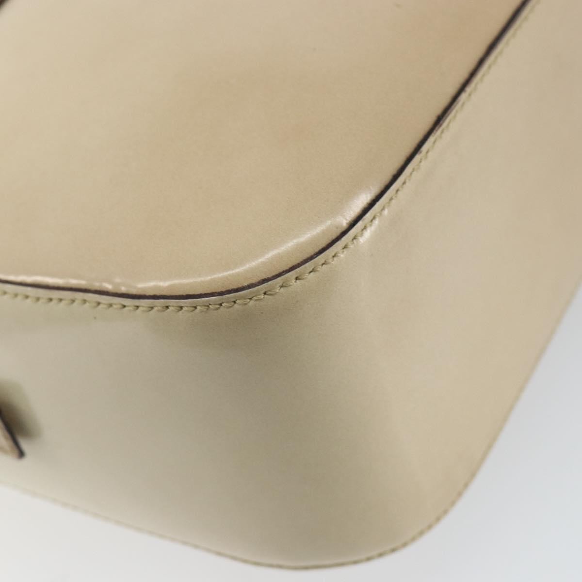 Prada Re-Edition 1995 Handbag Patent Leather Beige Patent_Leather Handbag