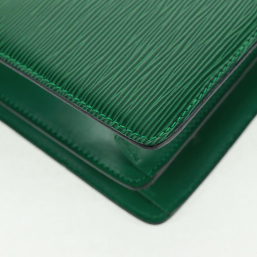 Louis Vuitton Capucines Shoulder Bag Epi Leather Green Leather Shoulder Bag
