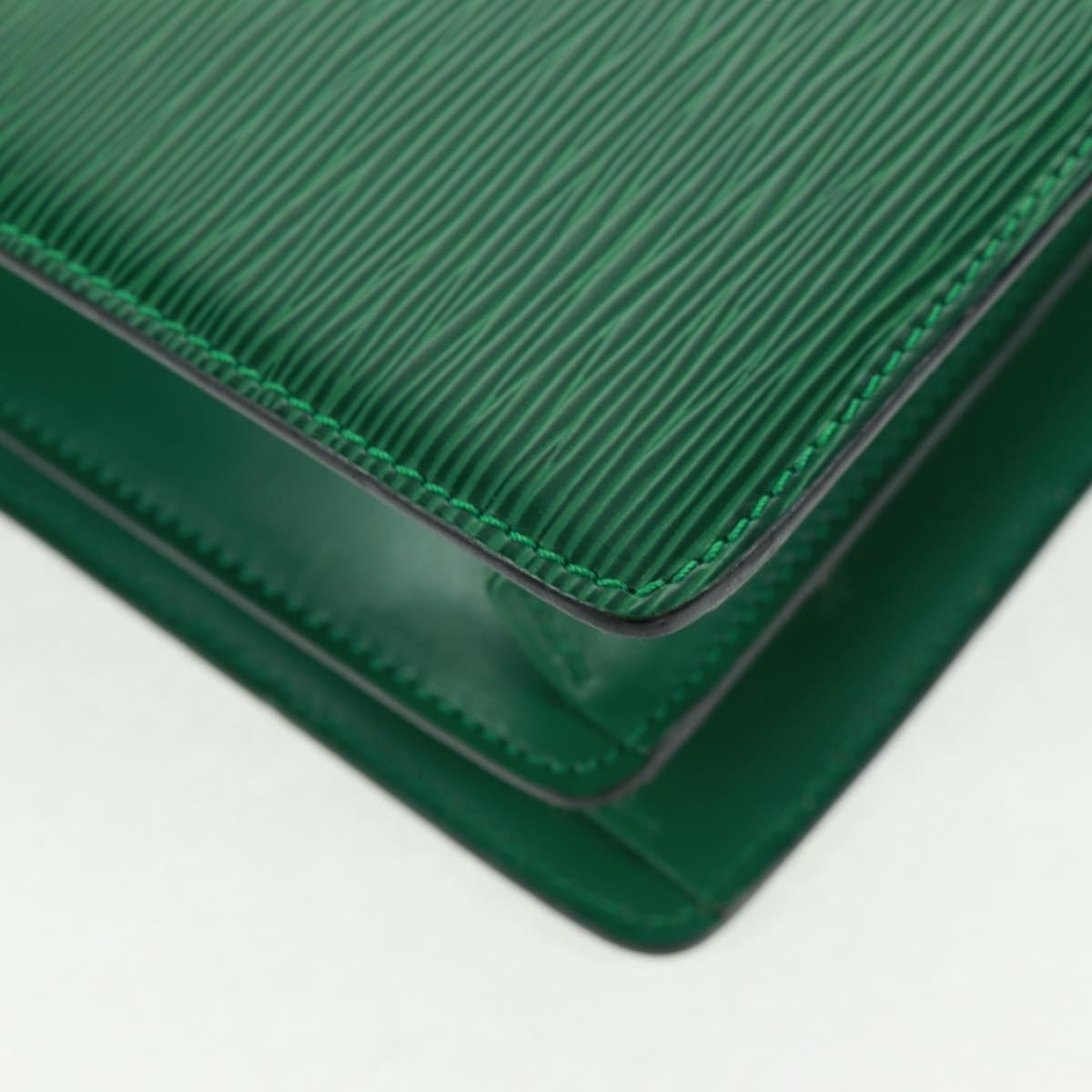Louis Vuitton Capucines Shoulder Bag Epi Leather Green Leather Shoulder Bag