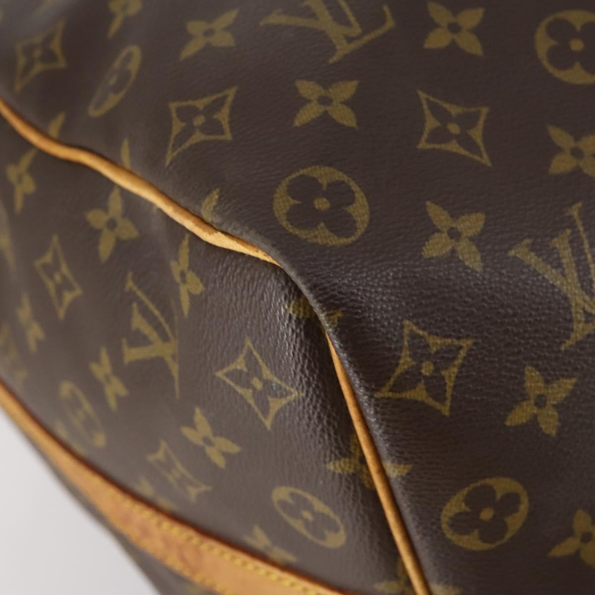 Louis Vuitton Keepall Bandouliere Bag Monogram Canvas Brown Canvas Travel Bag