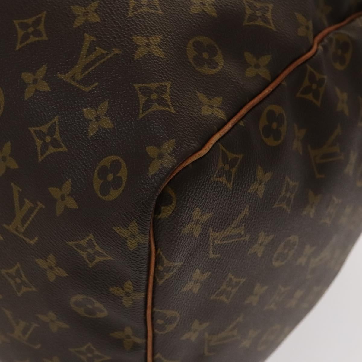 Louis Vuitton Keepall Bag Monogram Canvas Brown Canvas Travel Bag