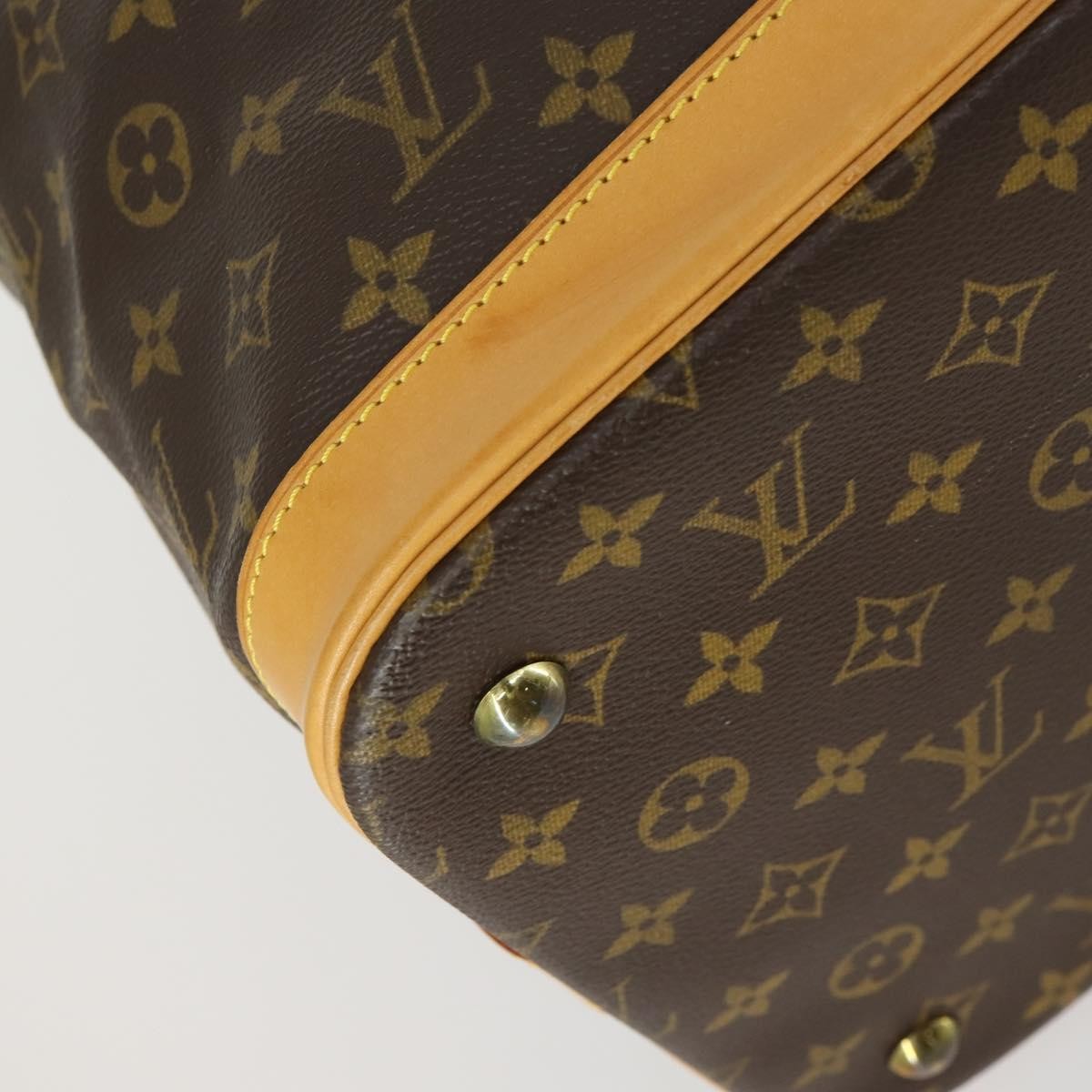 Louis Vuitton Cruiser Handbag Monogram Canvas Brown Canvas Travel Bag