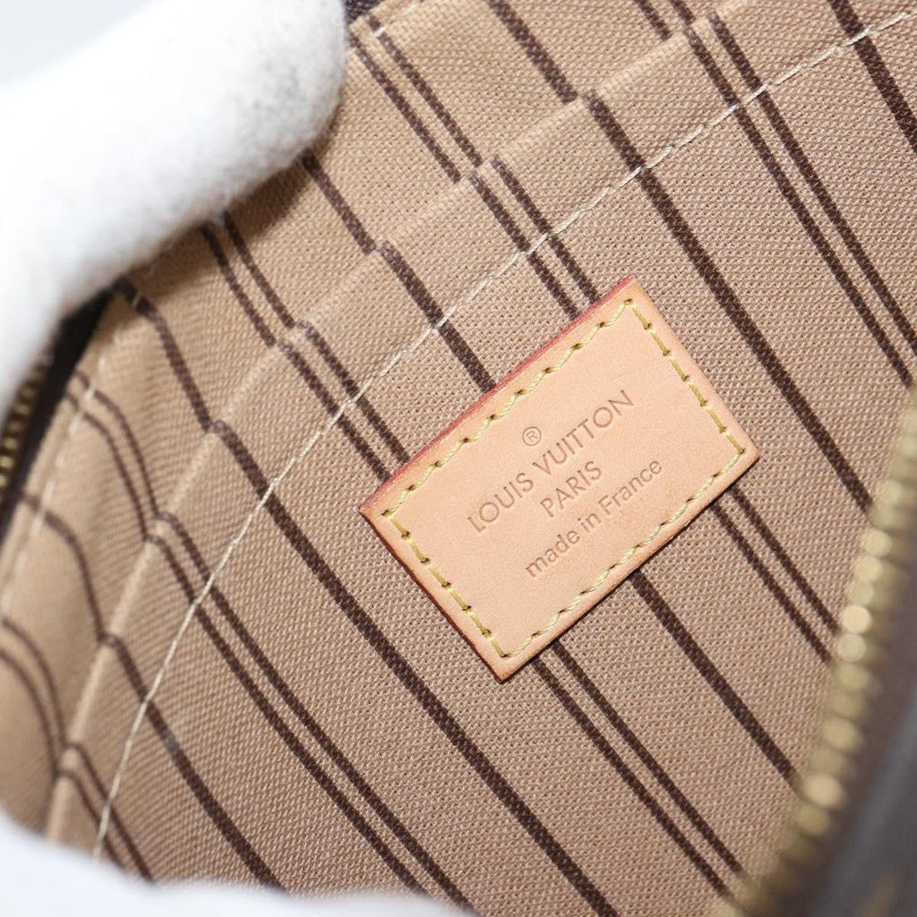 Louis Vuitton Neverfull Pochette Monogram Canvas Brown Canvas Clutche & Pouche Bag