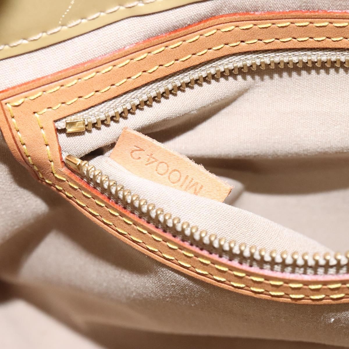 Louis Vuitton Reade Handbag Monogram Vernis Beige Patent_Leather Bag
