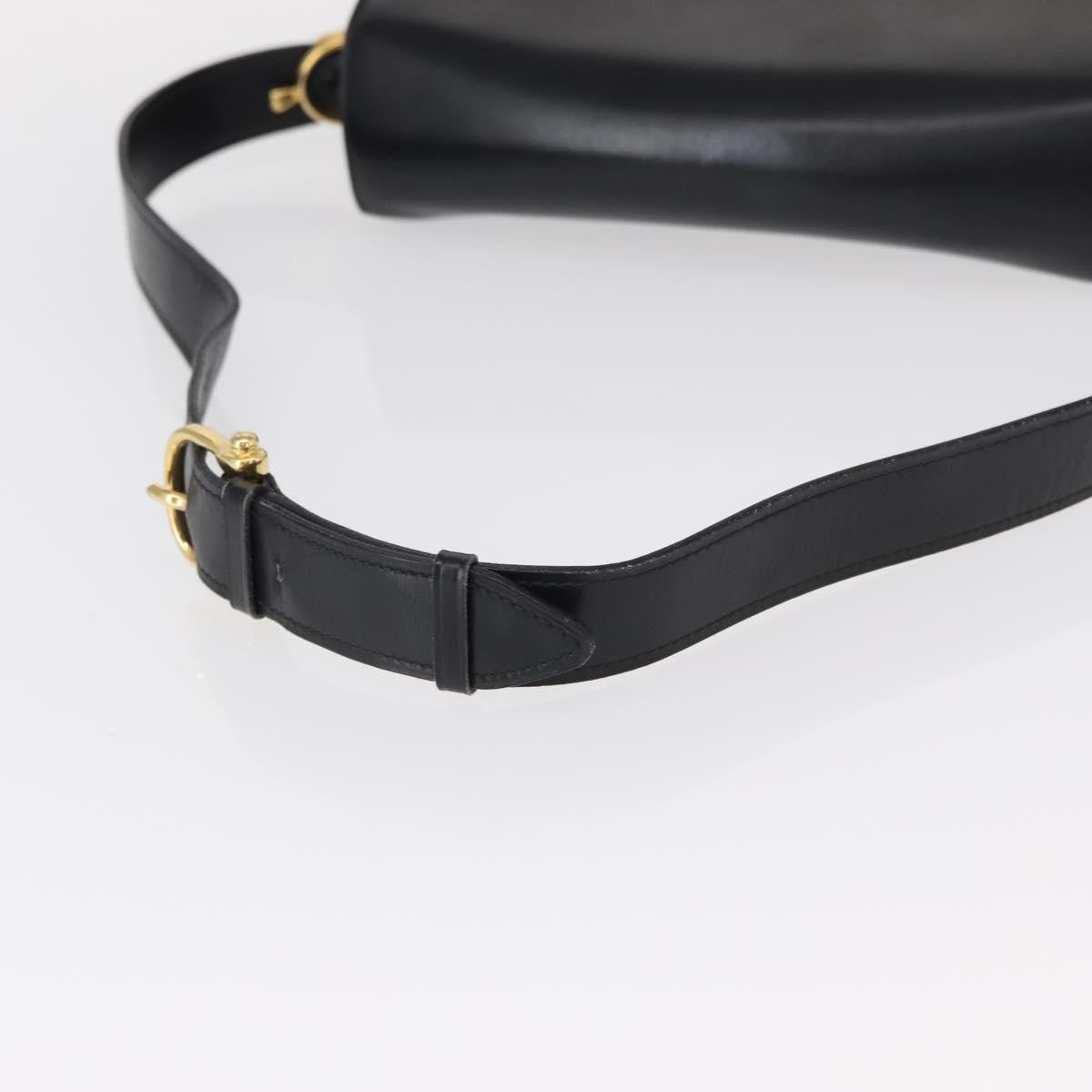Celine Horse Carriage Shoulder Bag Leather Black Leather Shoulder Bag Bag