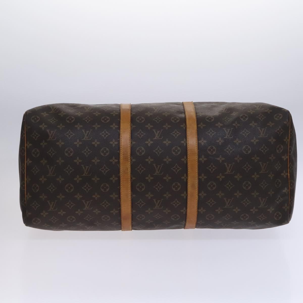 Louis Vuitton Keepall Bag Monogram Canvas Brown Canvas Travel Bag