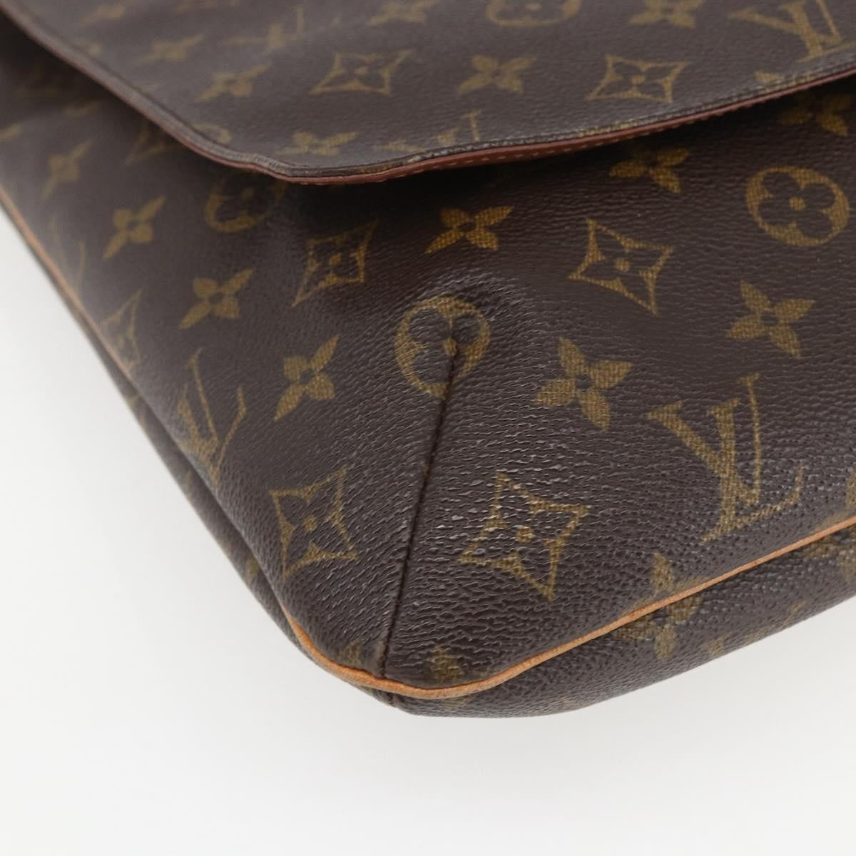 Louis Vuitton Musette Salsa Handbag Monogram Canvas Brown Canvas Shoulder Bag