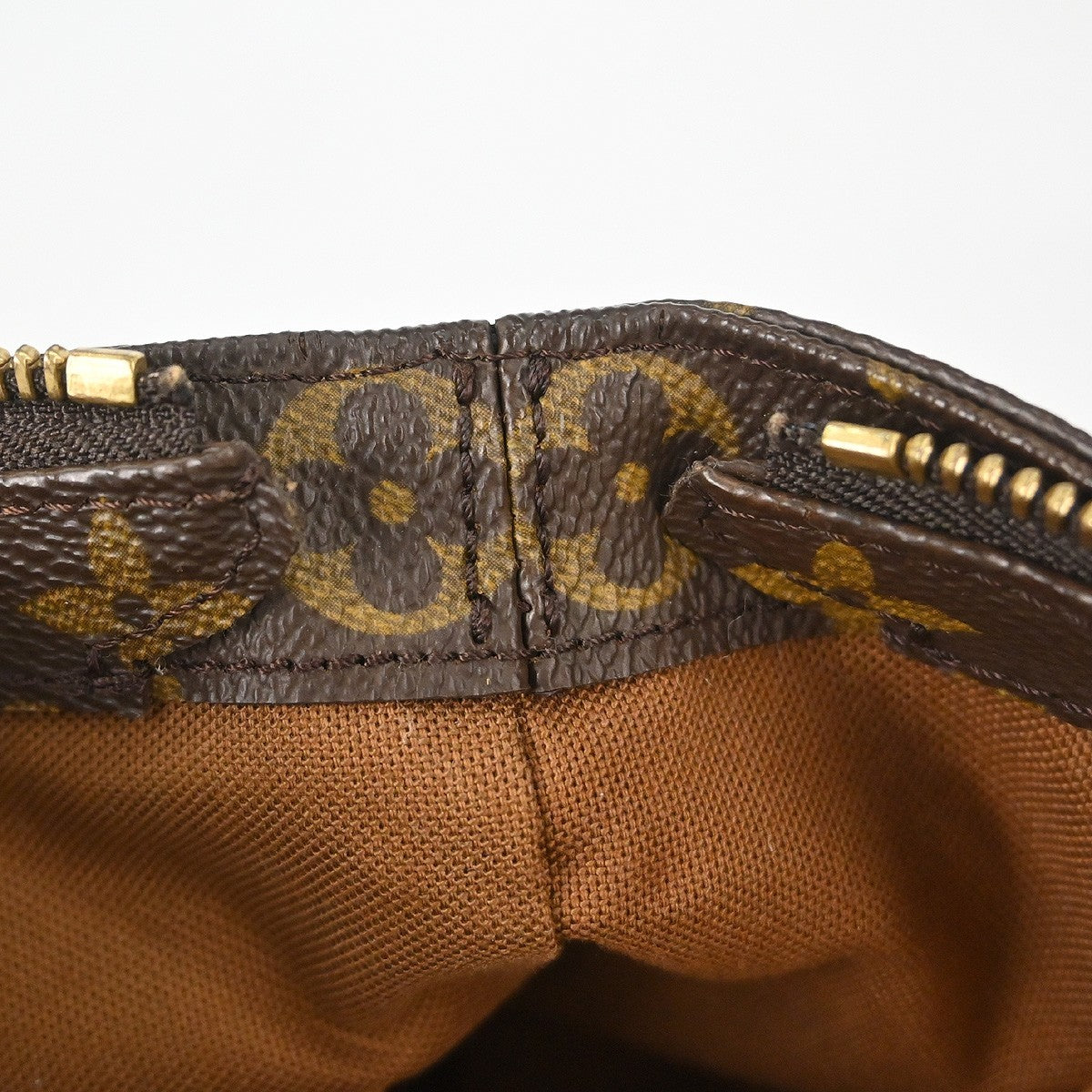 Louis Vuitton Cabas Piano Monogram Canvas Brown Canvas Tote Bag