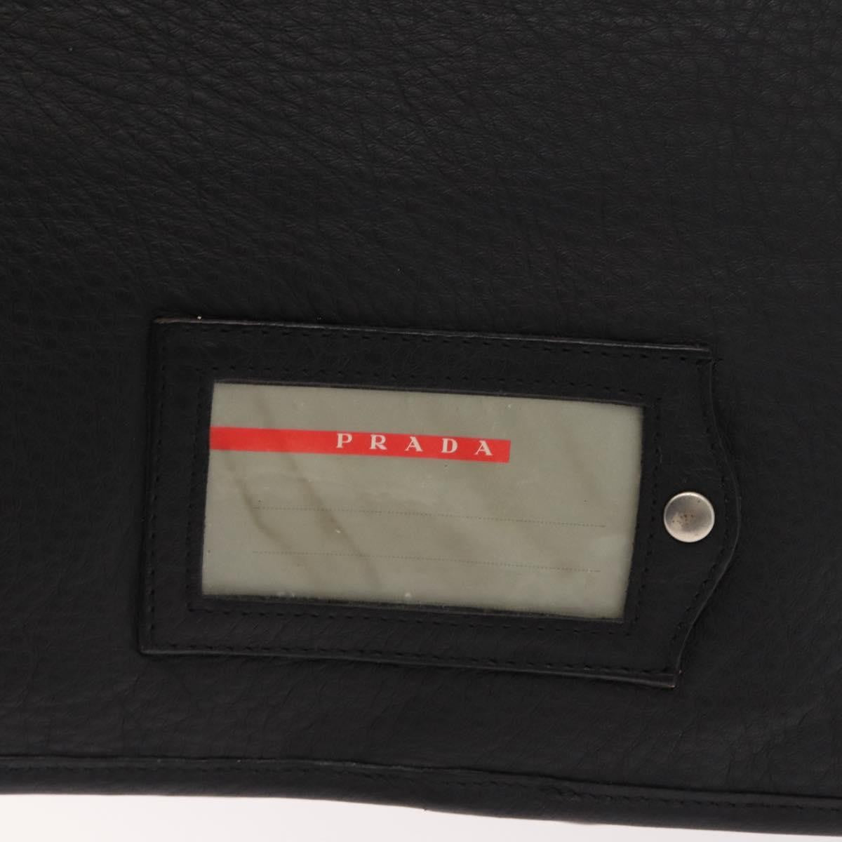 Prada Sport Briefcase Nylon And Leather Black Nylon Briefcase Bag