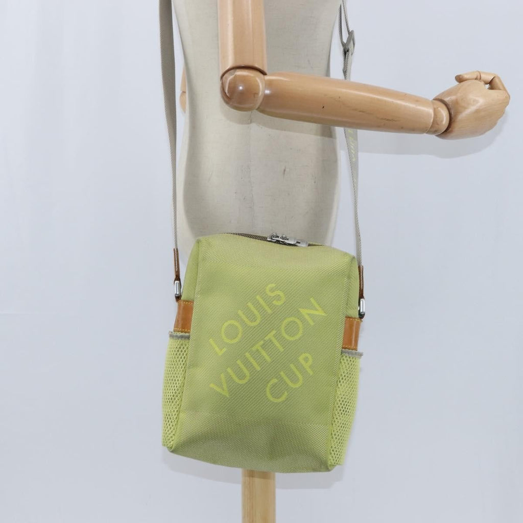 Louis Vuitton Cup Weathery Bag Damier Geant Canvas Yellow Canvas Shoulder Bag