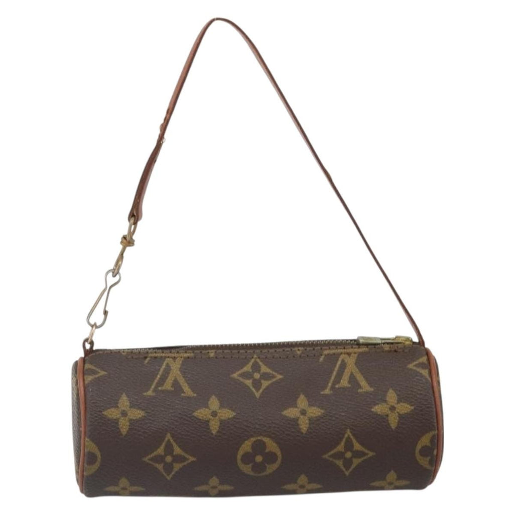 Louis Vuitton Papillon Pochette Monogram Canvas Brown Canvas Clutche & Pouche Bag