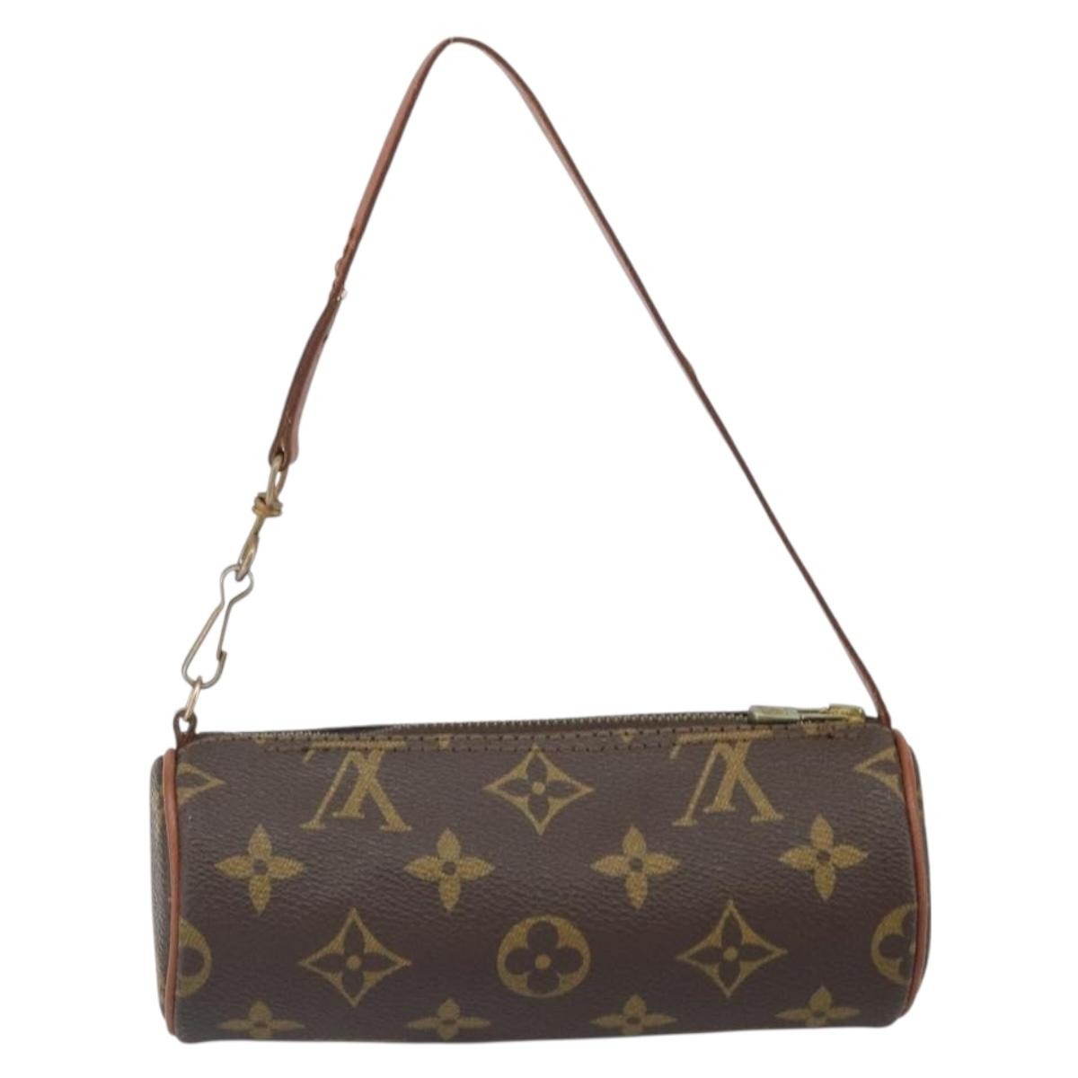 Louis Vuitton Papillon Pochette Monogram Canvas Brown Canvas Clutche & Pouche Bag