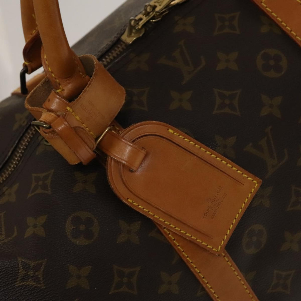 Louis Vuitton Keepall Bag Monogram Canvas Brown Canvas Travel Bag