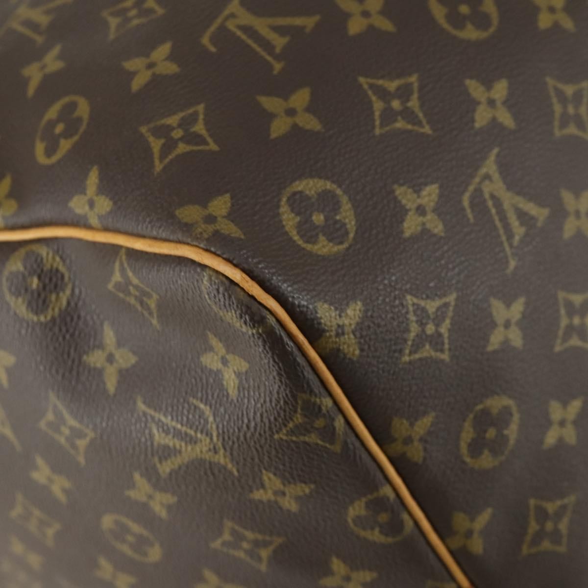 Louis Vuitton Keepall Bag Monogram Canvas Brown Canvas Travel Bag