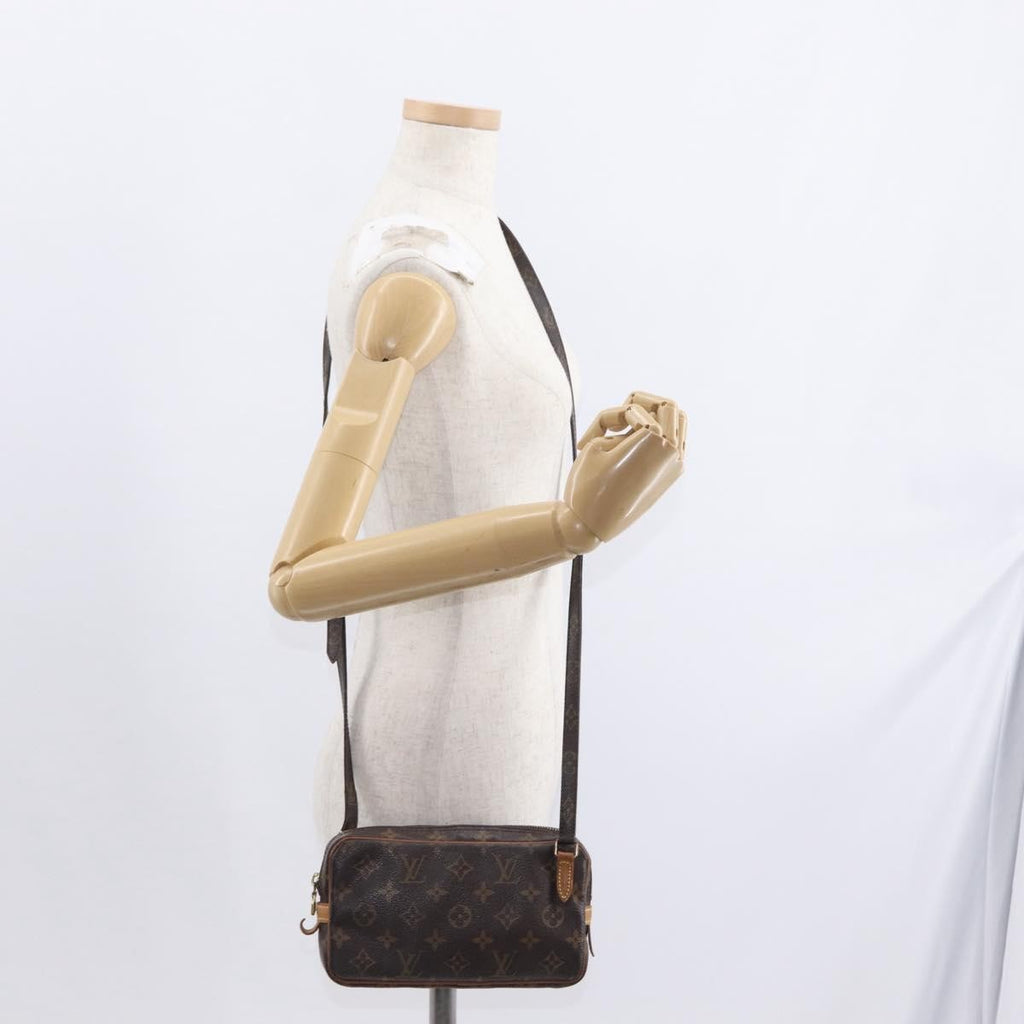 Louis Vuitton Pochette Marly Bandouliere Bag Monogram Canvas Brown Canvas Shoulder Bag