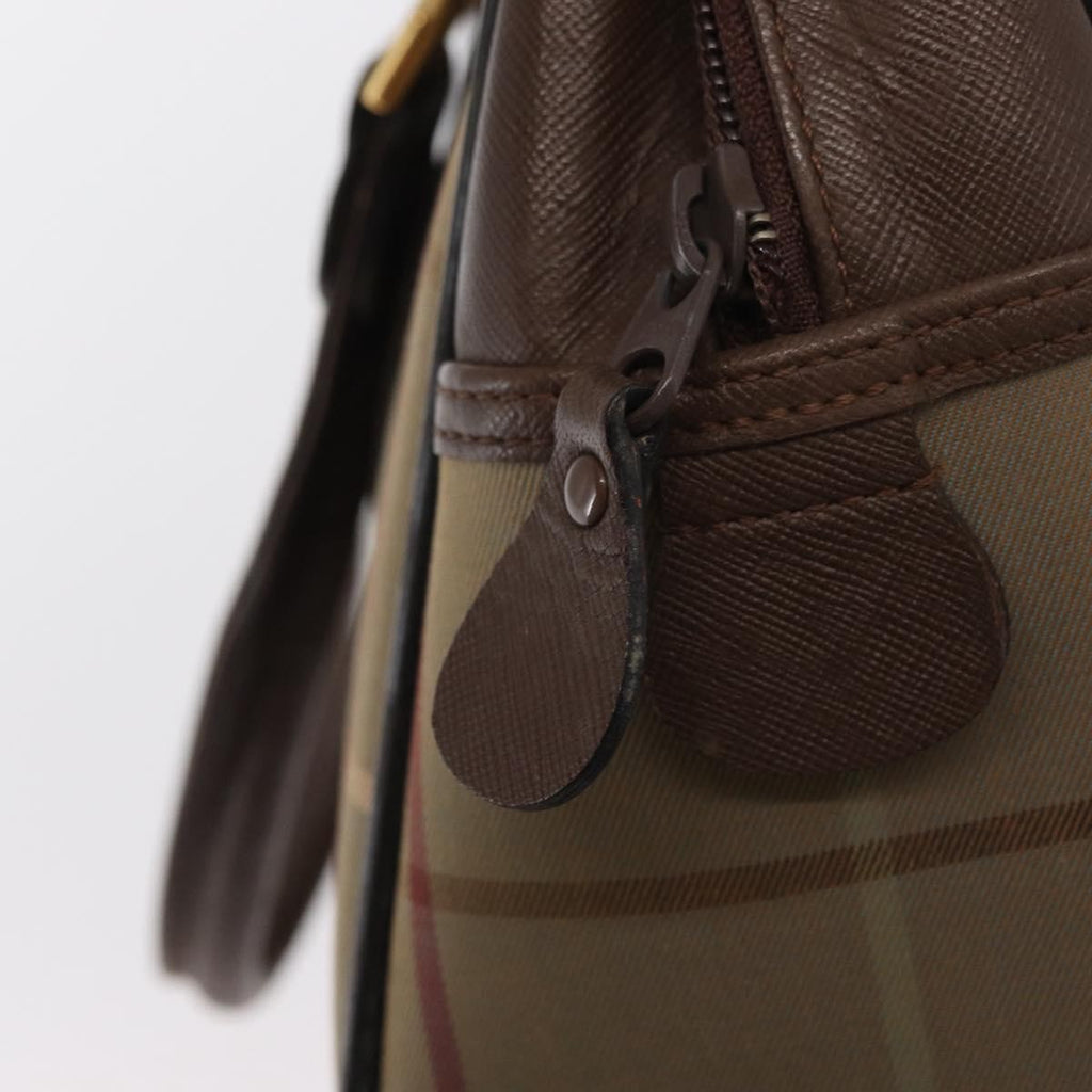 Burberry Nova Handbag Canvas Beige Canvas Handbag