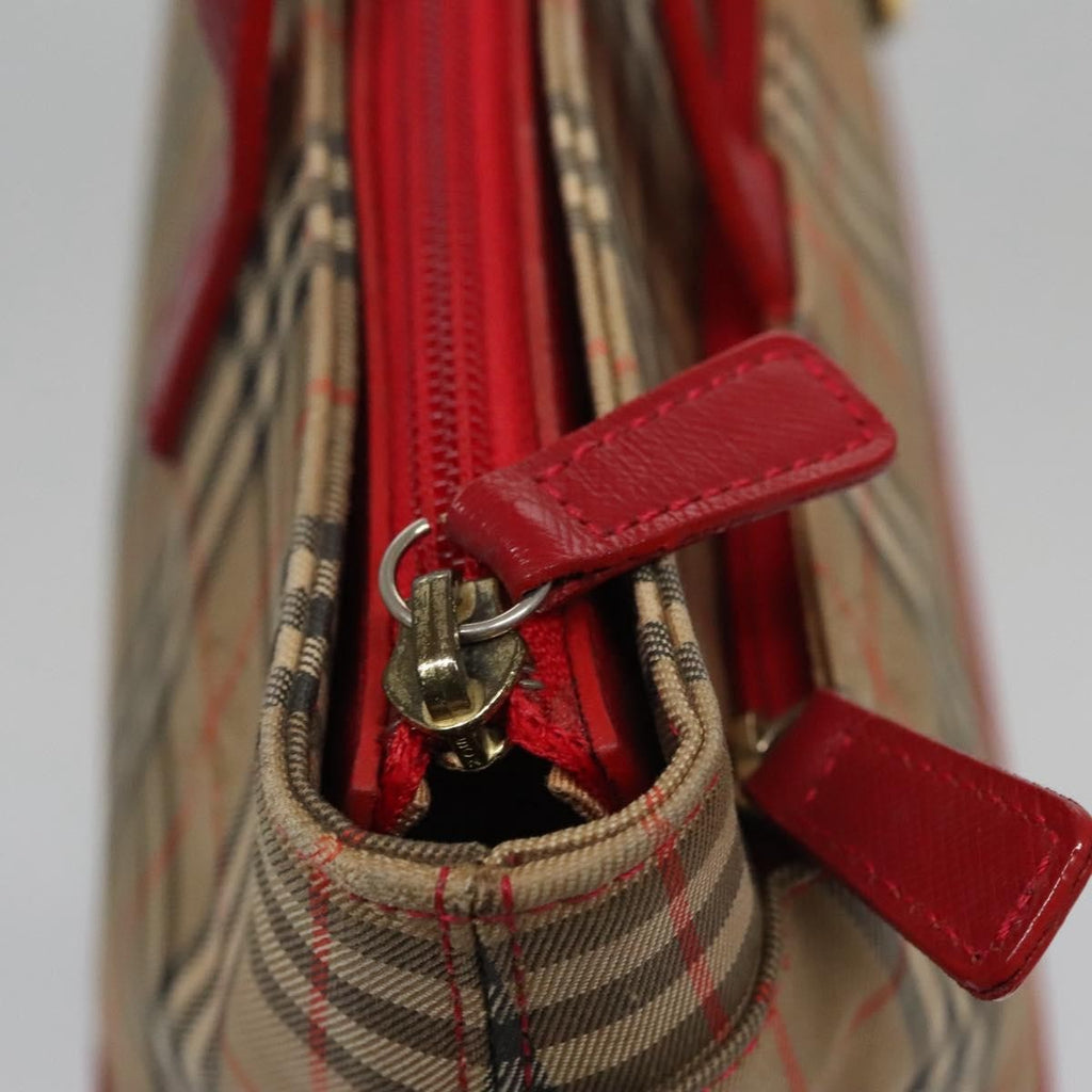 Burberry Nova Check Handbag Nova Check Canvas And Leather Beige Canvas Handbag