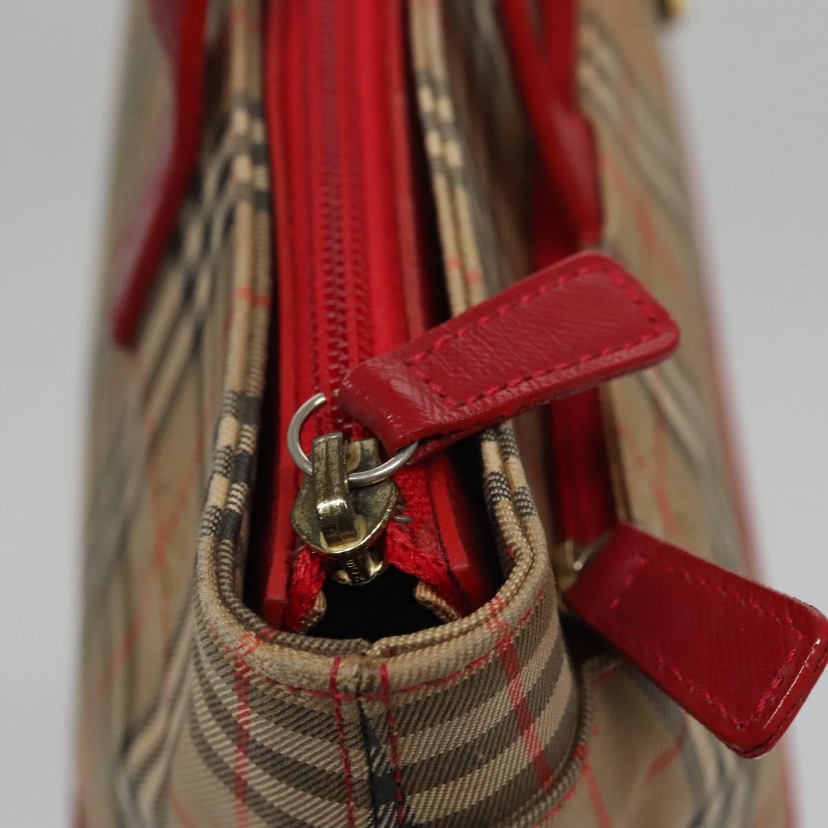 Burberry Nova Check Handbag Nova Check Canvas And Leather Beige Canvas Handbag