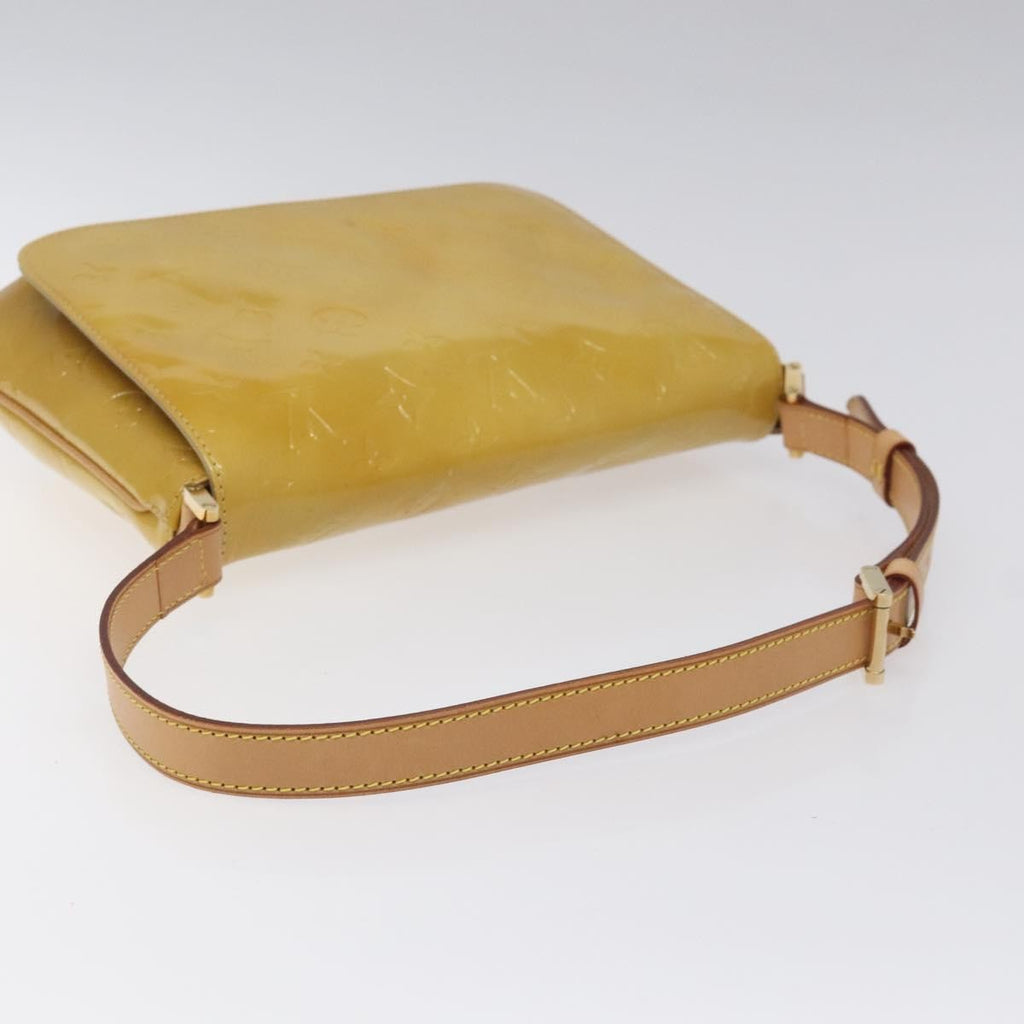 Louis Vuitton Thompson Street Handbag Monogram Vernis Beige Patent_Leather Bag