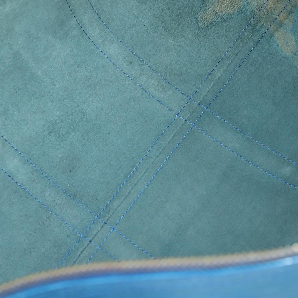 Louis Vuitton Keepall Bag Epi Leather Blue Leather Travel Bag