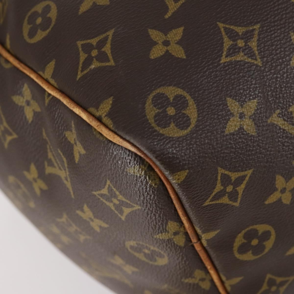 Louis Vuitton Keepall Bag Monogram Canvas Brown Canvas Travel Bag